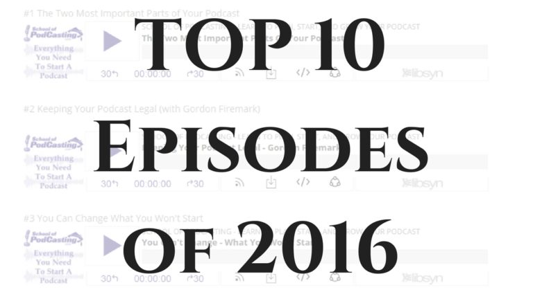 Top Podcasts Episodes of 2016