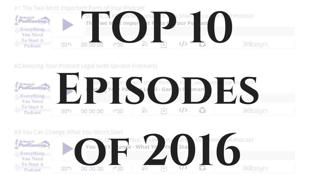 My Top Episodes of 2016